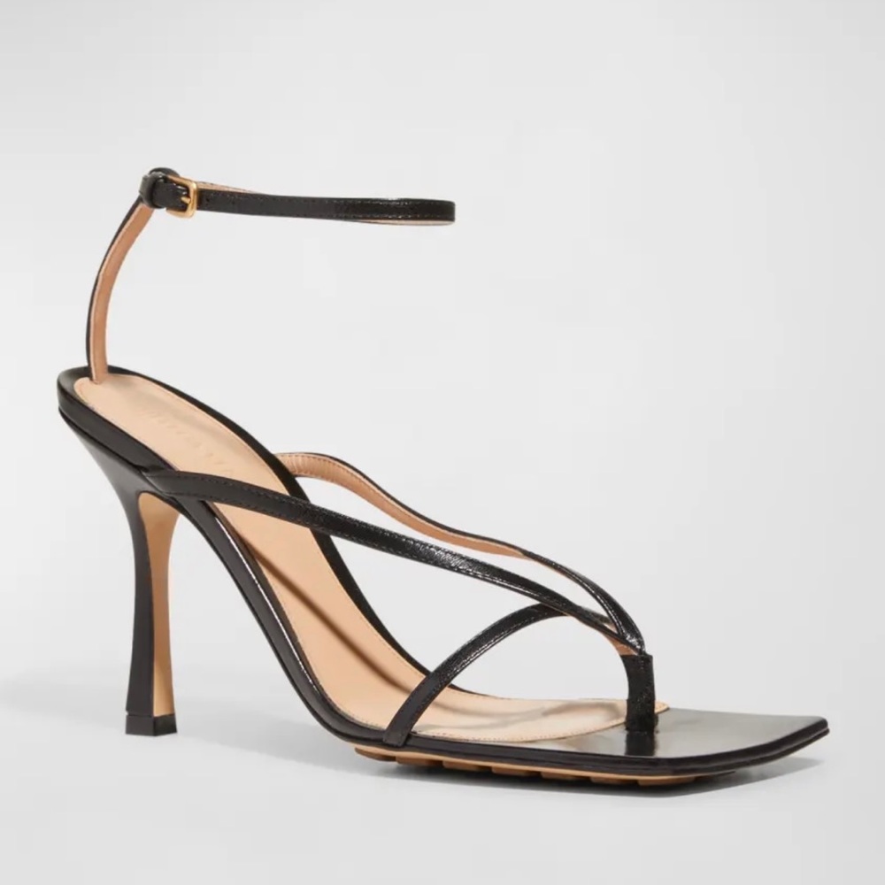 Bottega Veneta Multi Strap Stretch High-Heel Sandals